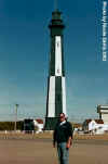 Bob in front of the new tower