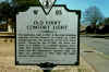 Sign at Old Point Comfort Light