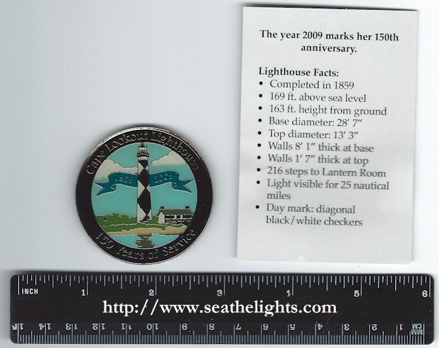 Cape Lookout Lighthouse Collectible Magnet