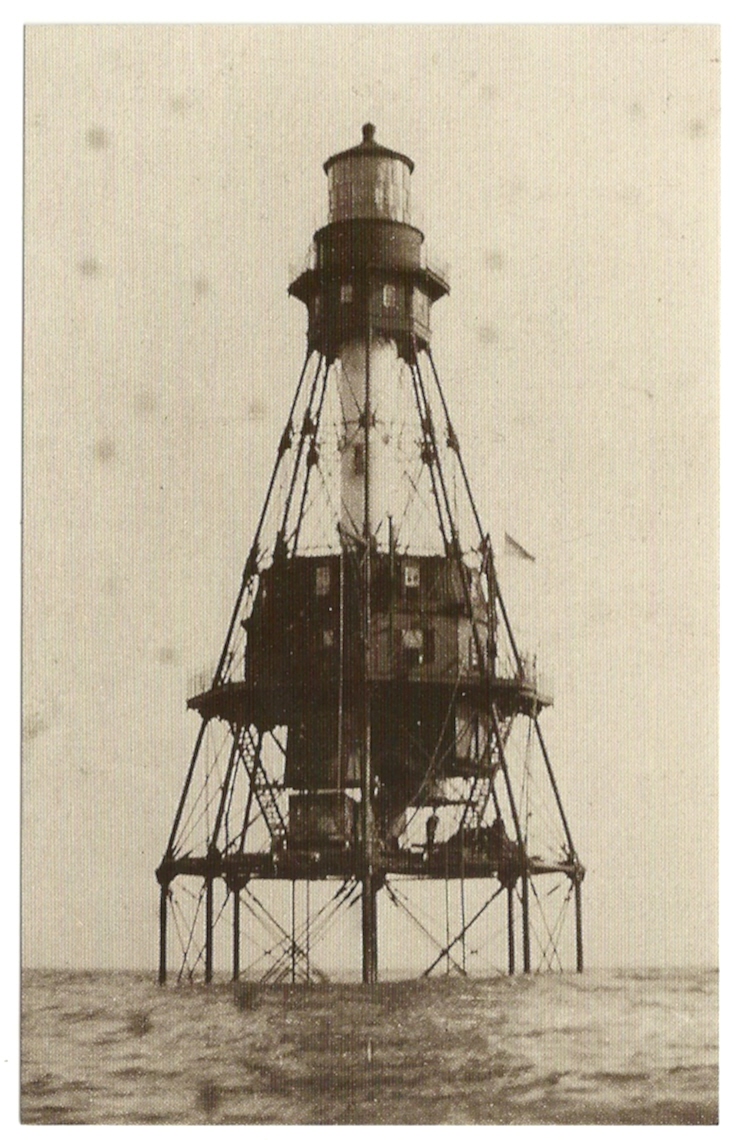 American Shoal (FL) Lighthouse Postcard - Click Image to Close