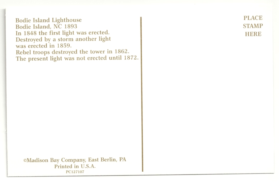 Bodie Island Lighthouse Postcard (NC)