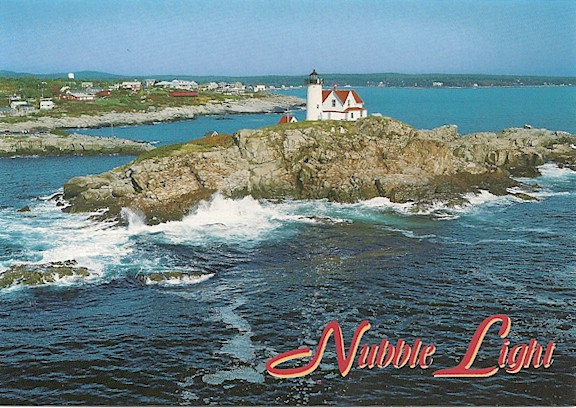 Nubble Lighthouse Postcard MS 141 A (ME)