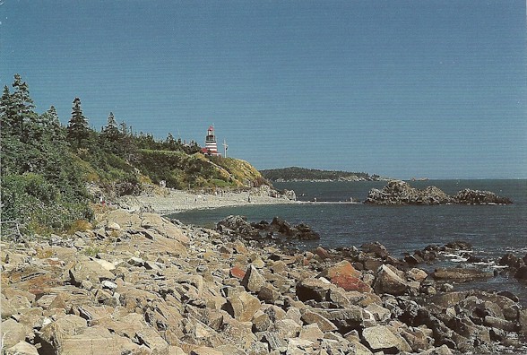 West Quoddy Head Lighthouse Postcard CN58 (ME) - Click Image to Close
