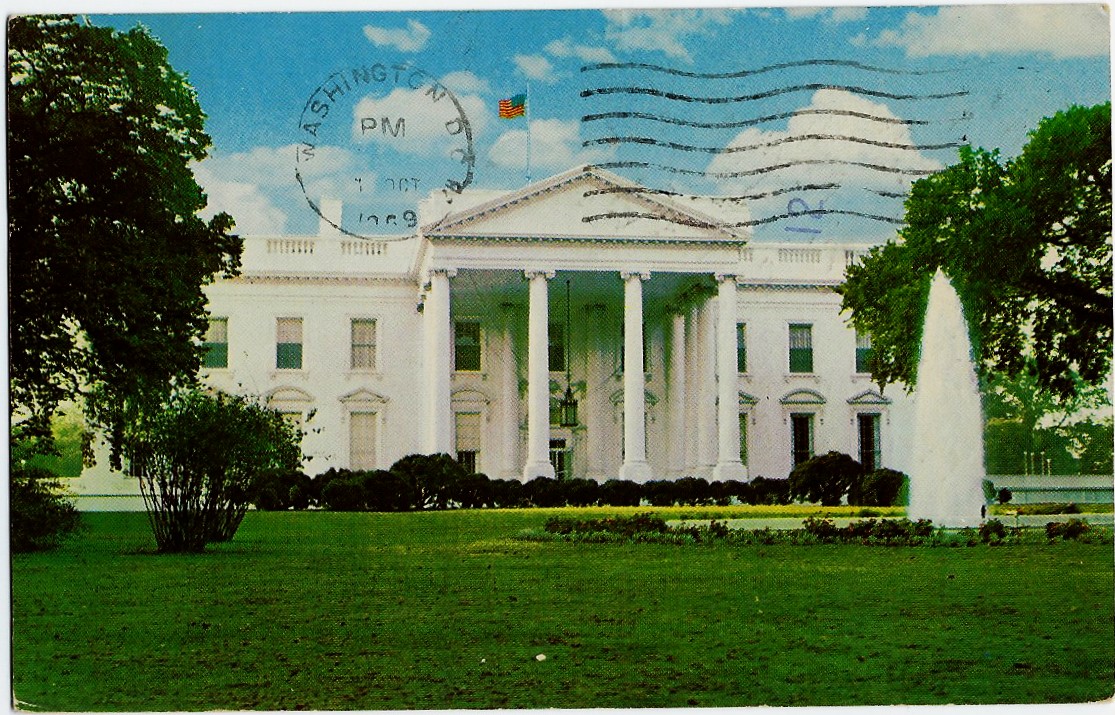 The White House North Portico Washingon DC C12936