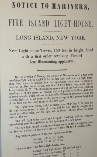 Fire Island Lighthouse - Sea The Lights