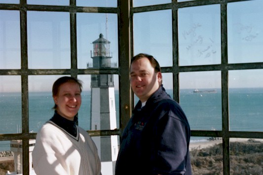 Bob & Nicole with New Tower in background