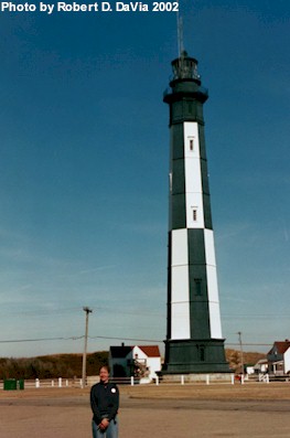 Nicole in front of new tower