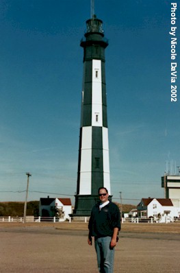 Bob in front of the new tower