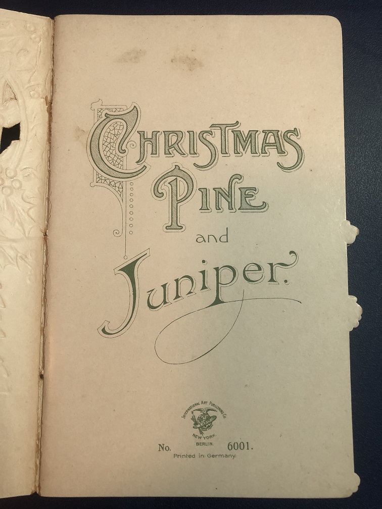 The Season's Message Christmas Pine and Juniper