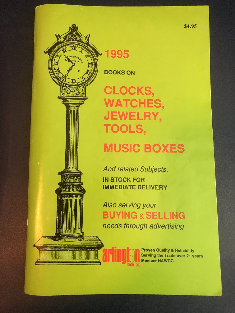 1995 Books on Clocks, Watches, Jewelry, Tools, Music Boxes