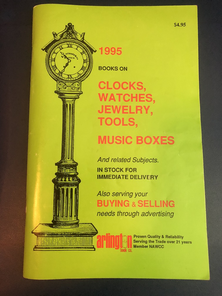 1995 Books on Clocks, Watches, Jewelry, Tools, Music Boxes - Click Image to Close