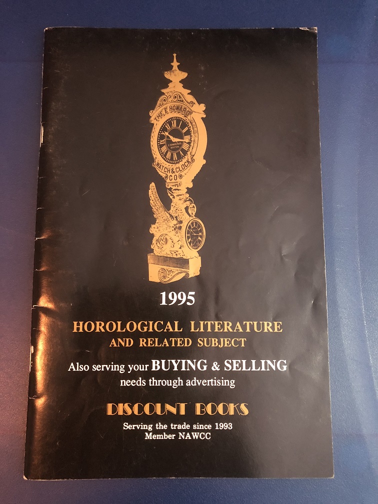 1995 Horological Literature and Related Subject Booklet - Click Image to Close