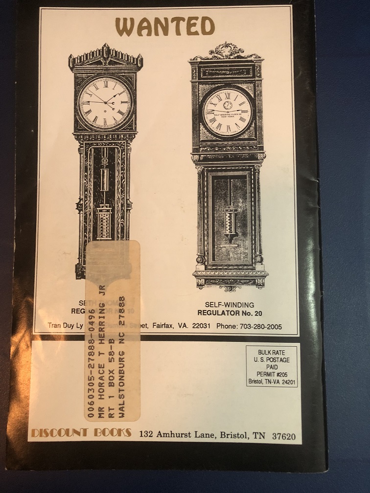 1995 Horological Literature and Related Subject Booklet