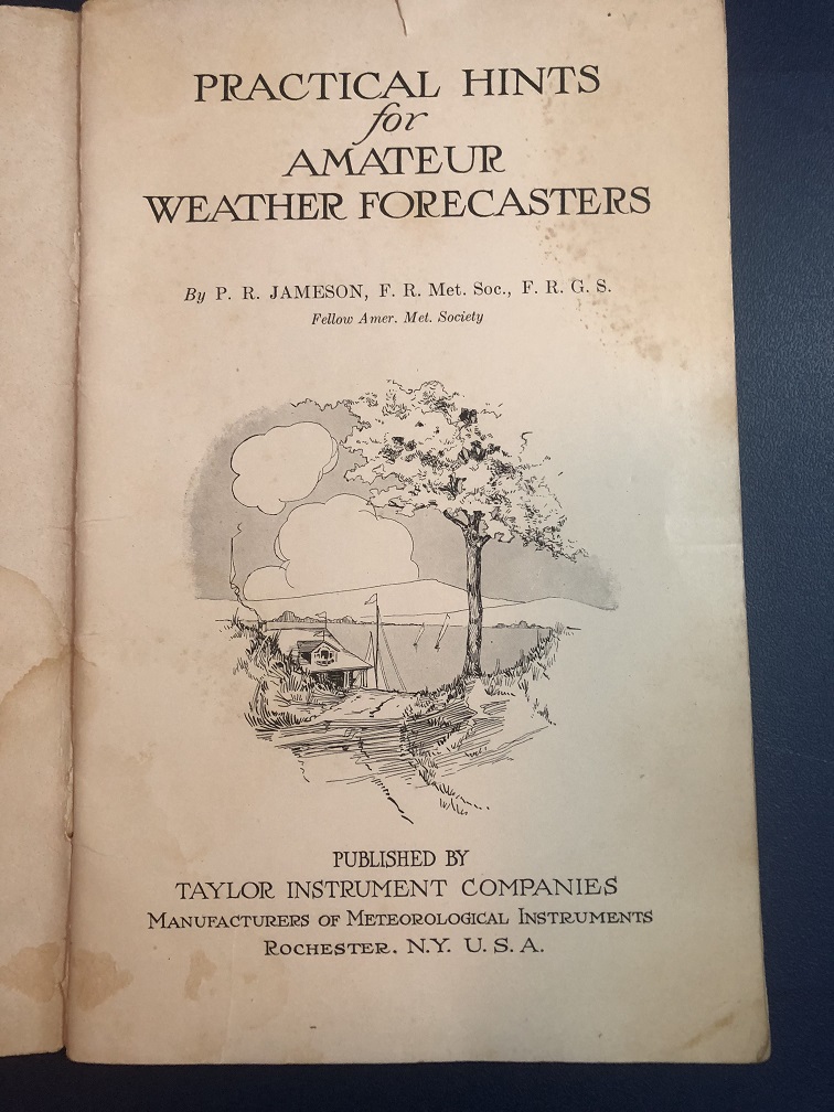 Practical Hints for Amateur Weather Forecasters