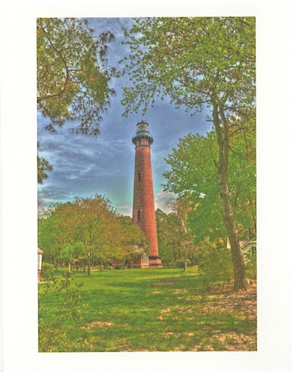 Currituck Beach Lighthouse Note Cards Set of Six (6) - Click Image to Close