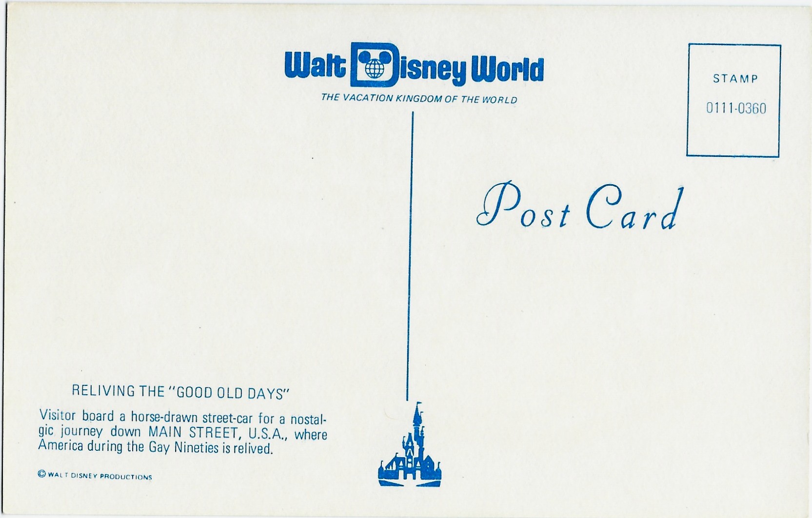 Walt Disney World Reliving the "Good Old Days" 0111-0360