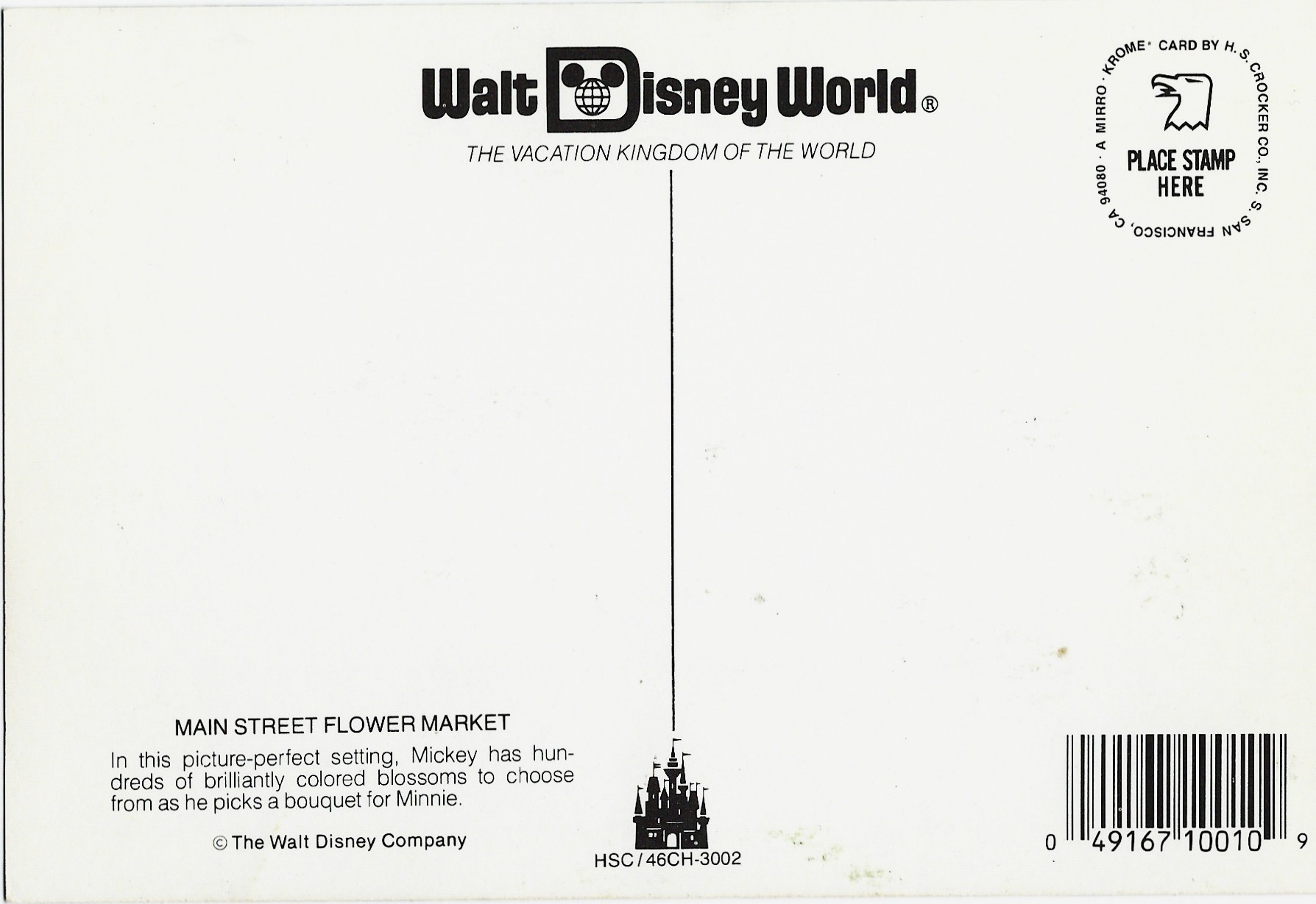 Walt Disney World Main Street Flower Market Mickey & Minnie