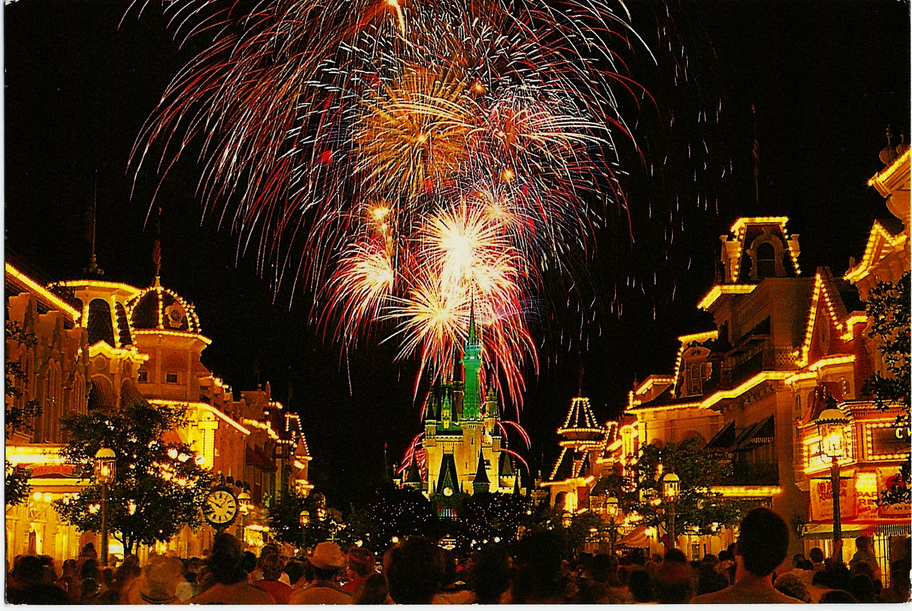 Walt Disney World Fireworks Fantasy in the Sky Postcard