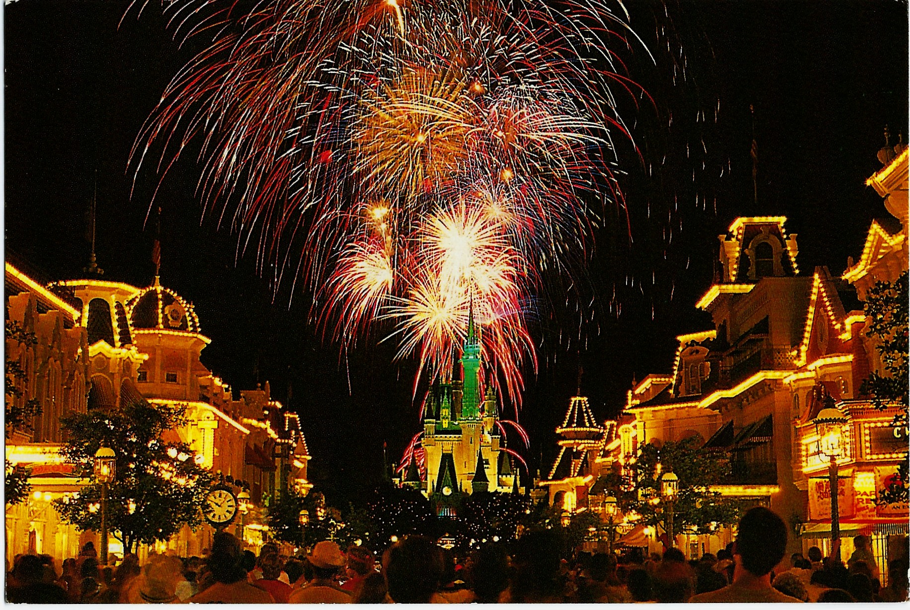 Walt Disney World Fireworks Fantasy in the Sky Postcard - Click Image to Close