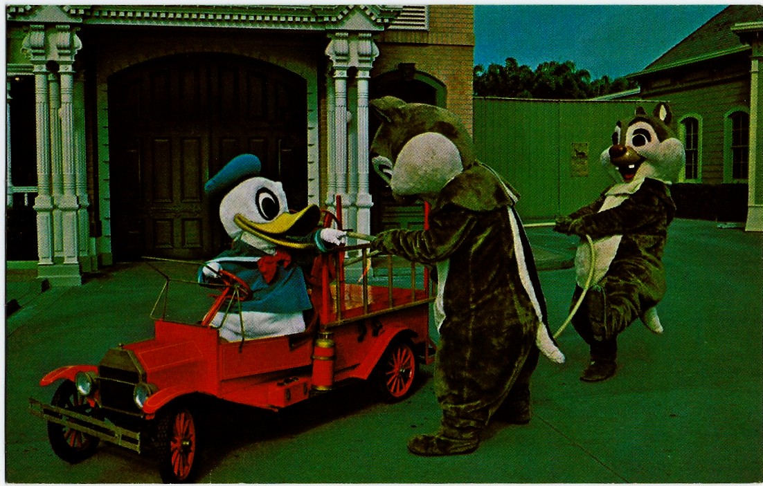 Walt Disney World A "Quack" Team of Firemen
