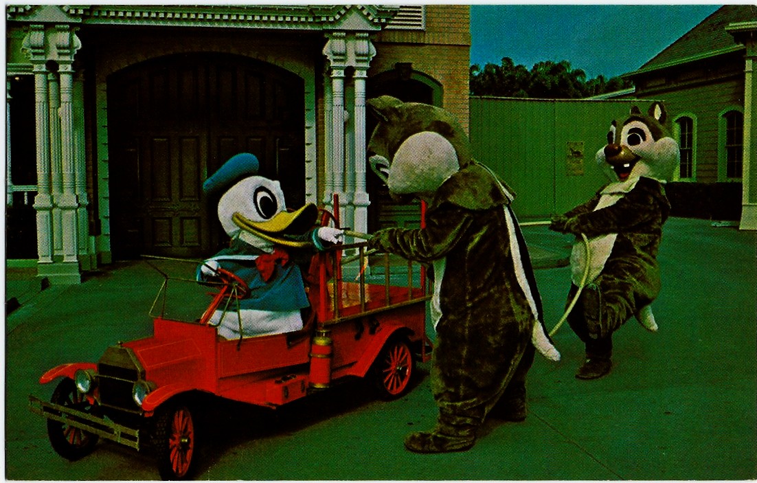 Walt Disney World A "Quack" Team of Firemen - Click Image to Close