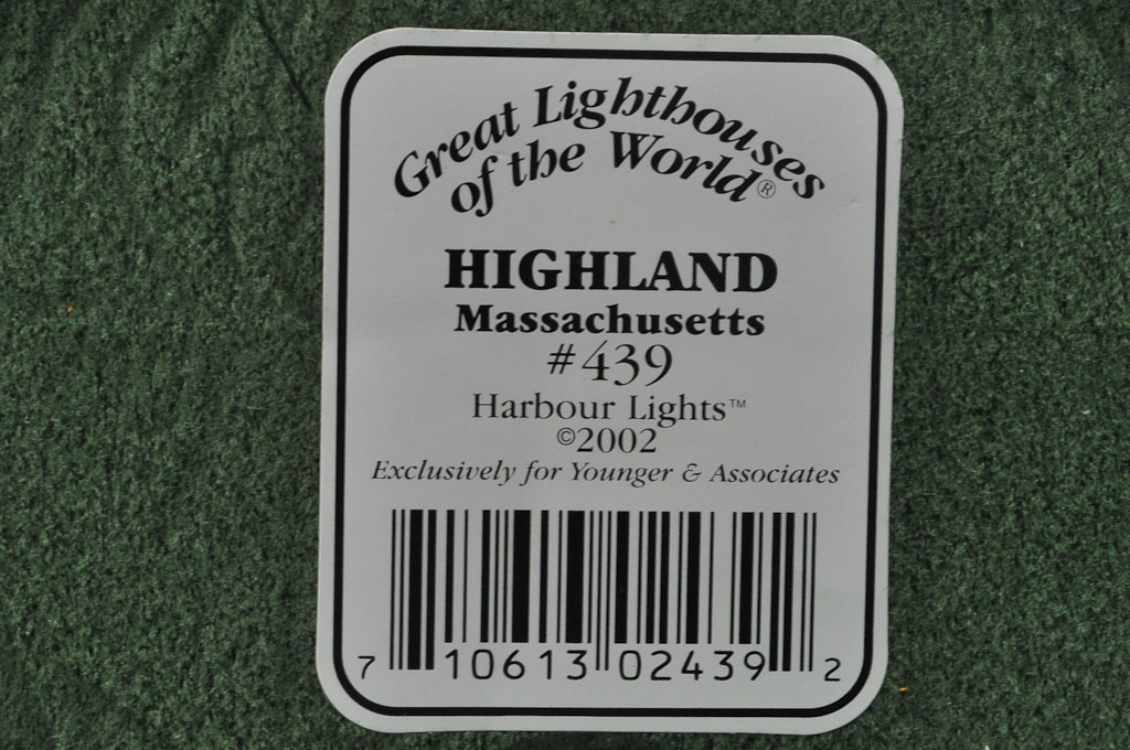 Highland, MA Lighthouse HL439 #A1987 2002 Harbour Lights®