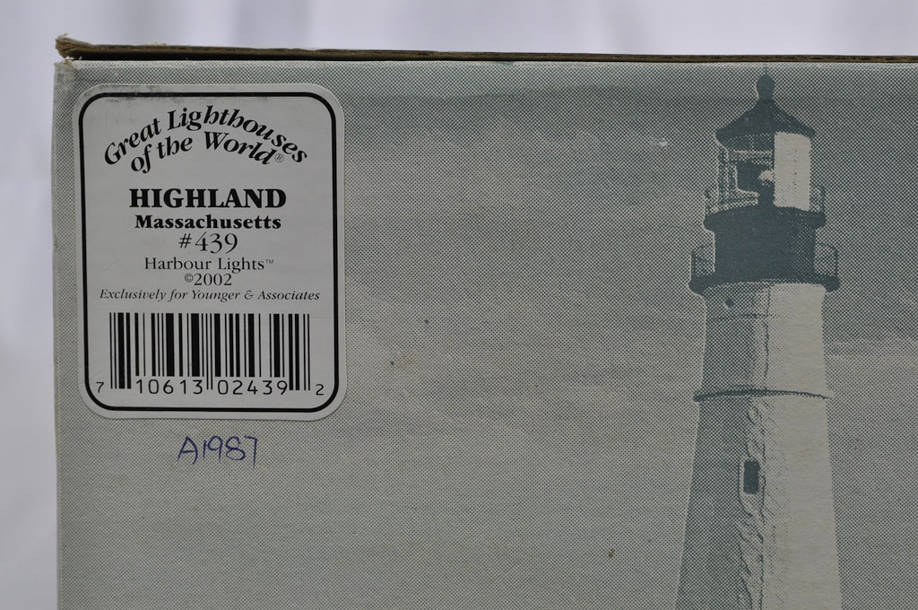 Highland, MA Lighthouse HL439 #A1987 2002 Harbour Lights®