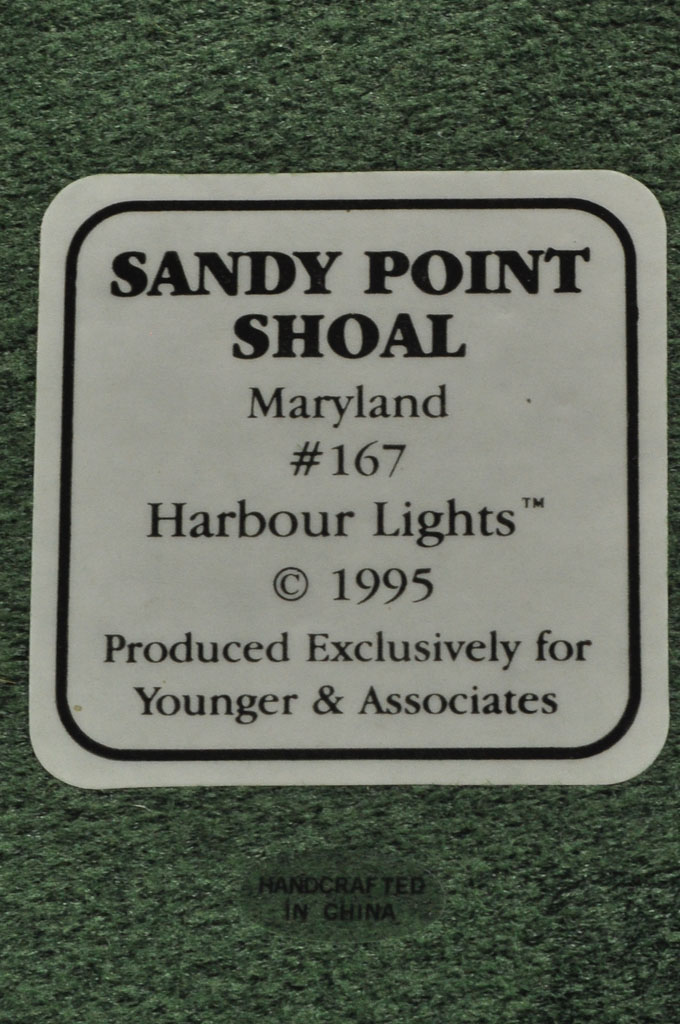 Sandy Point Shoal MD HL167 0978/9500 1995 Harbour Lights®