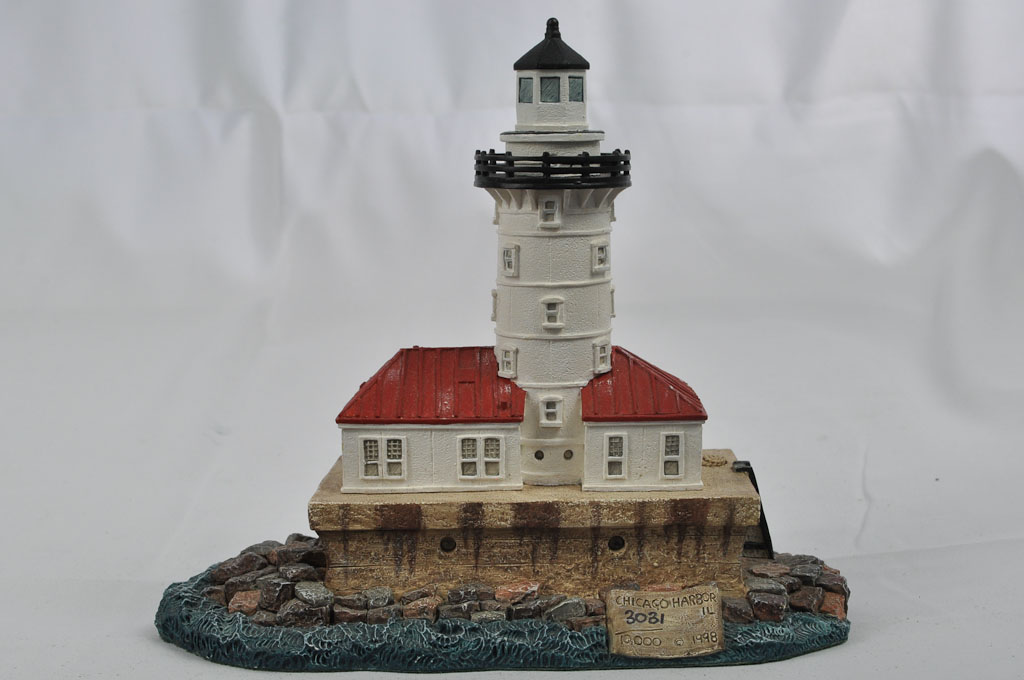 Chicago Harbor, IL Lighthouse HL208 #3031/10000 1998 - Click Image to Close