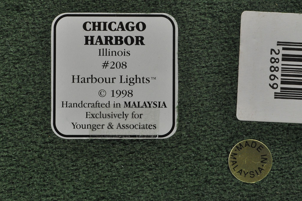 Chicago Harbor, IL Lighthouse HL208 #3031/10000 1998 - Click Image to Close