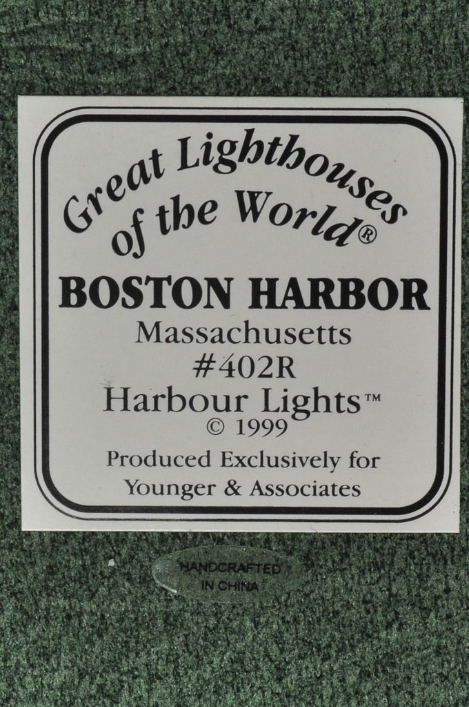 Boston Harbor Lighthouse HL402R A1040 1999 Harbour Lights® - Click Image to Close