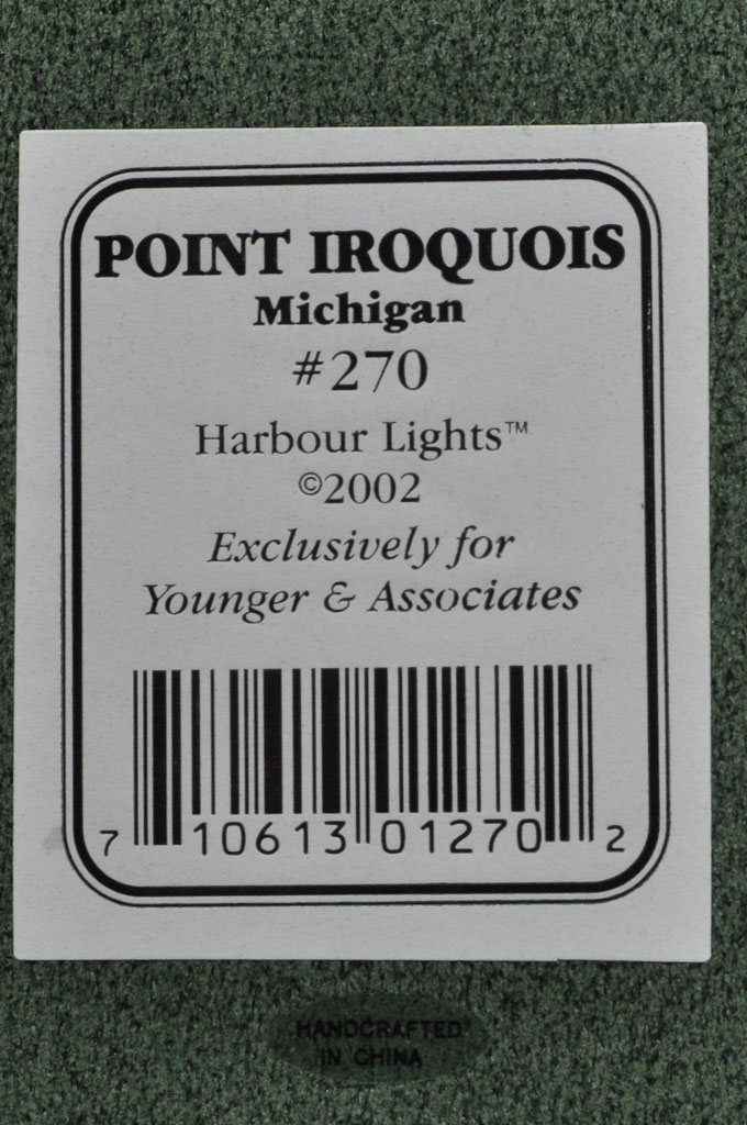 Point Iroquios, MI HL270 909/6500 2002 Harbour Lights®