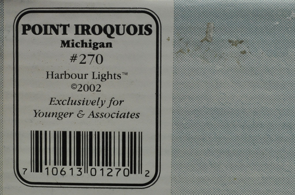 Point Iroquios, MI HL270 909/6500 2002 Harbour Lights® - Click Image to Close