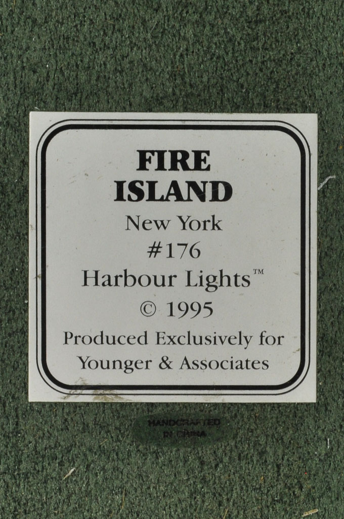 Fire Island, NY Lighthouse HL176 #6404 1995 Harbour Lights® - Click Image to Close