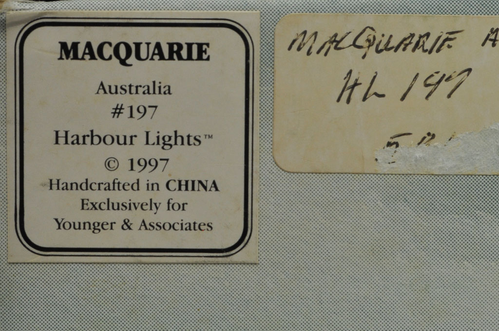 Macquarie, Australia Lighthouse HL197 #2887/9500 1997