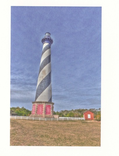 Cape Hatteras Lighthouse Notecard - Click Image to Close