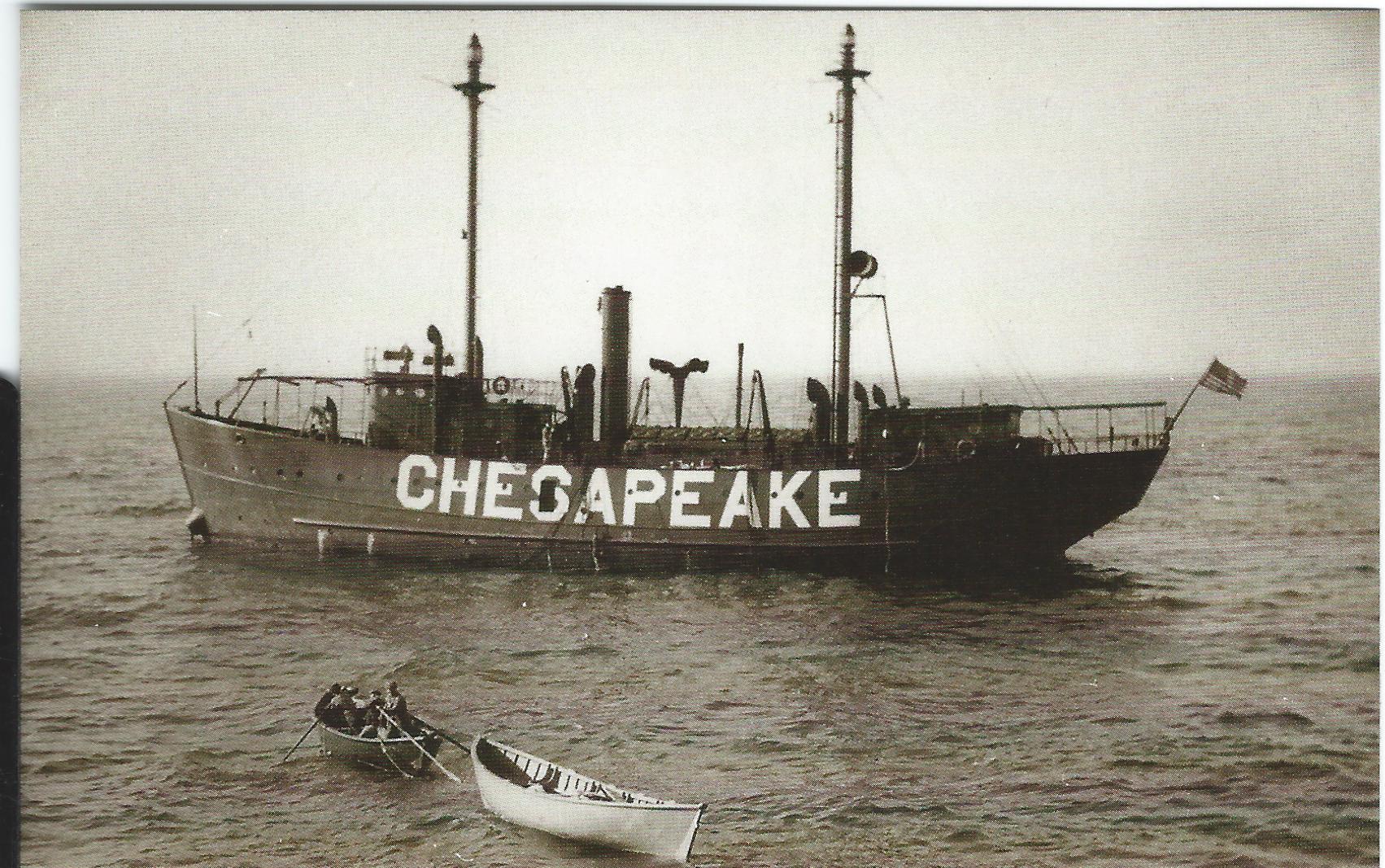 #116 Chesapeake Light Ship Postcard