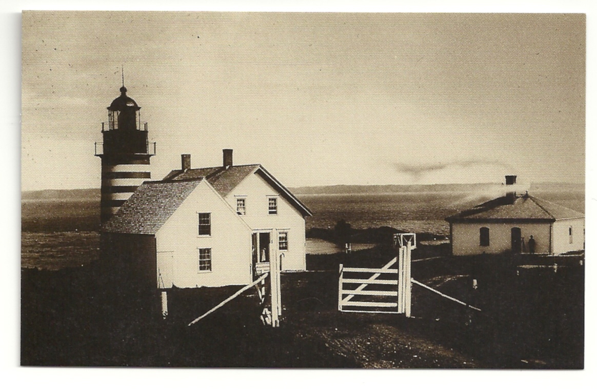 West Quoddy Head Lighthouse Postcard (ME) - Click Image to Close