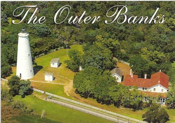 Ocracoke Lighthouse Postcard (NC) - Click Image to Close