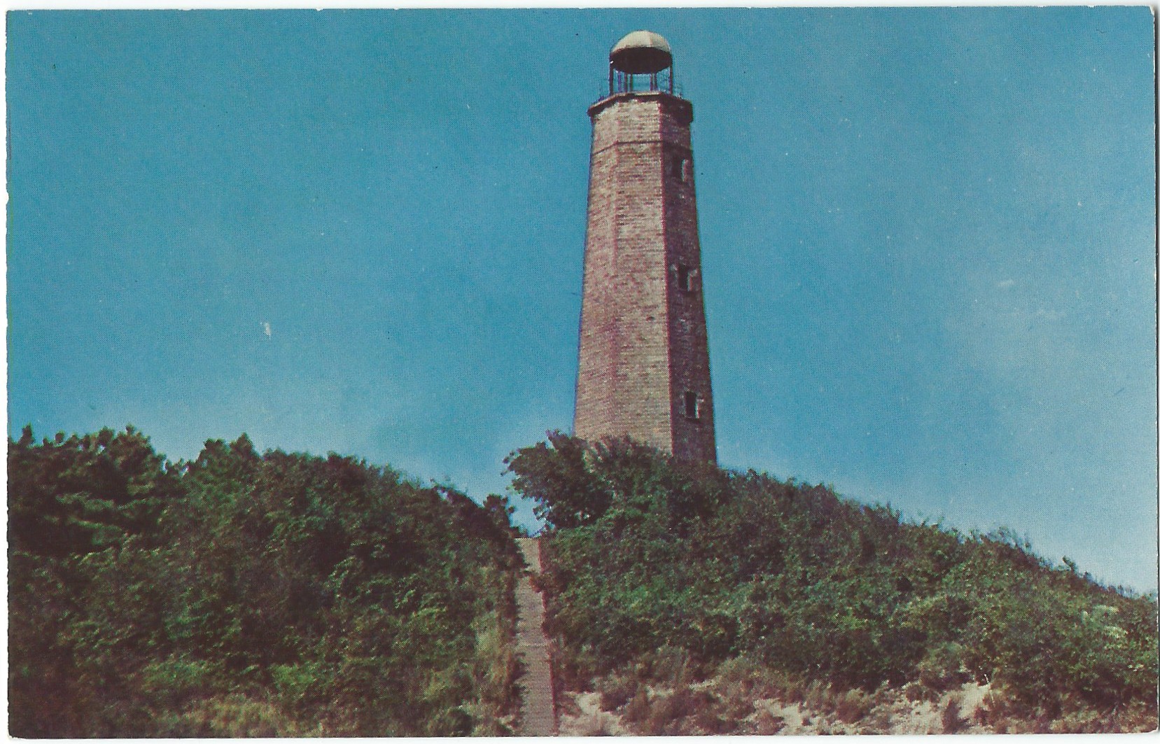 Old Cape Henry Lighthouse Postcard P917 (V A)