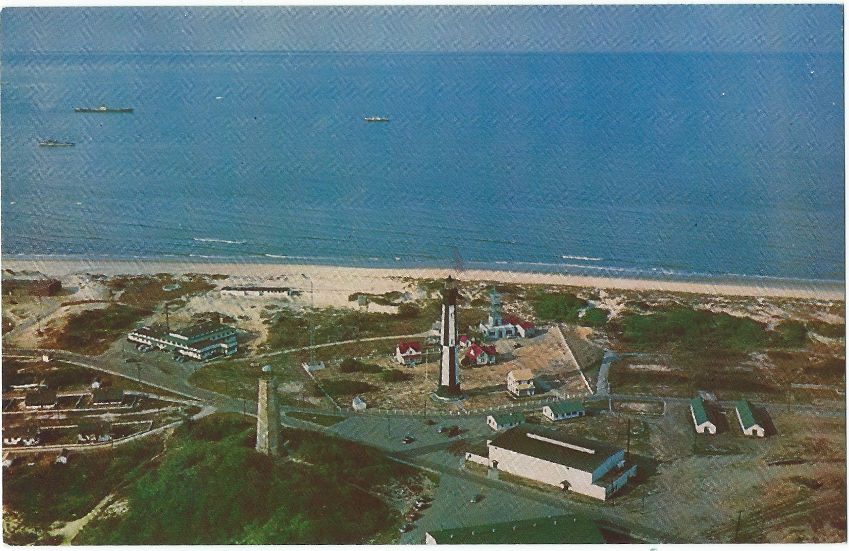 Cape Henry Lighthouses, Old & New C4194 (VA)