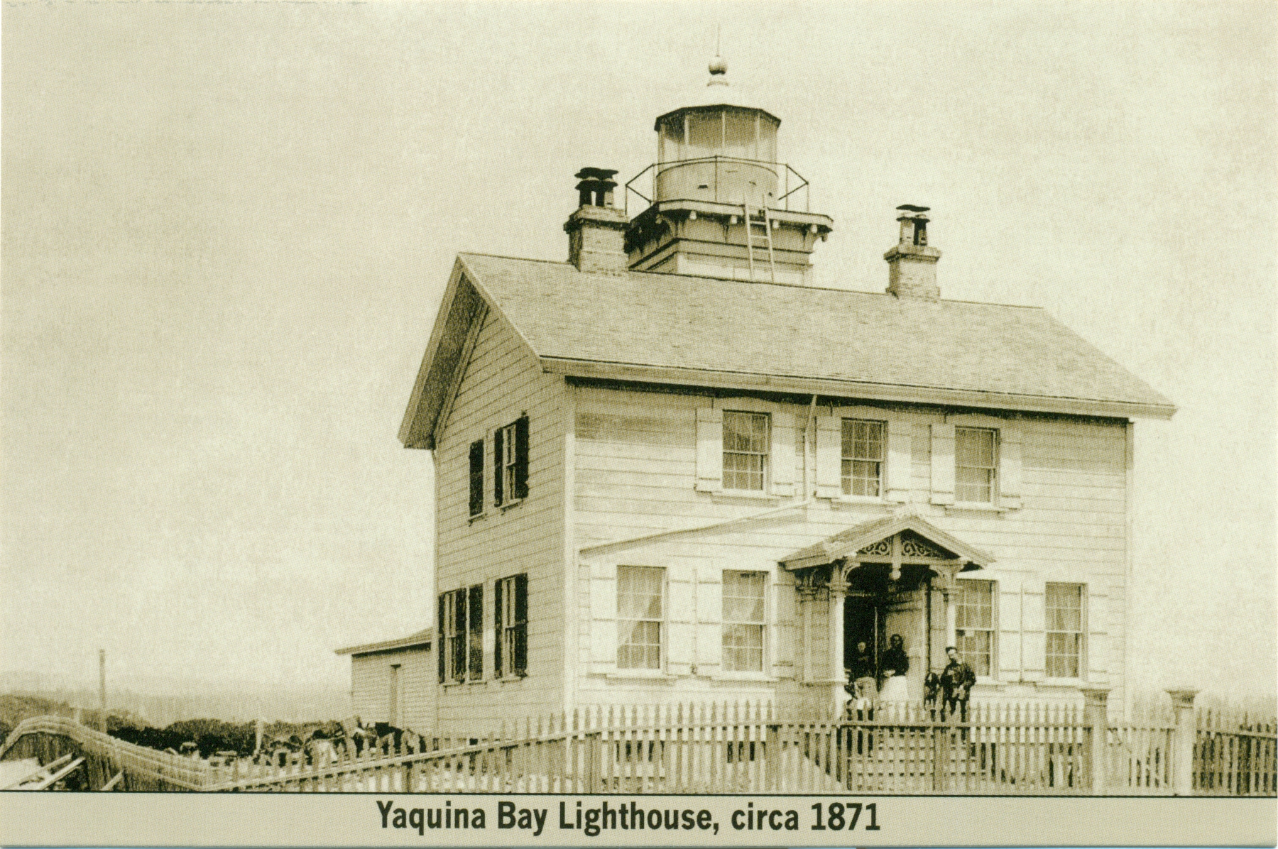 Yaquina Bay Lighthouse Postcard #898 (OR) - Click Image to Close