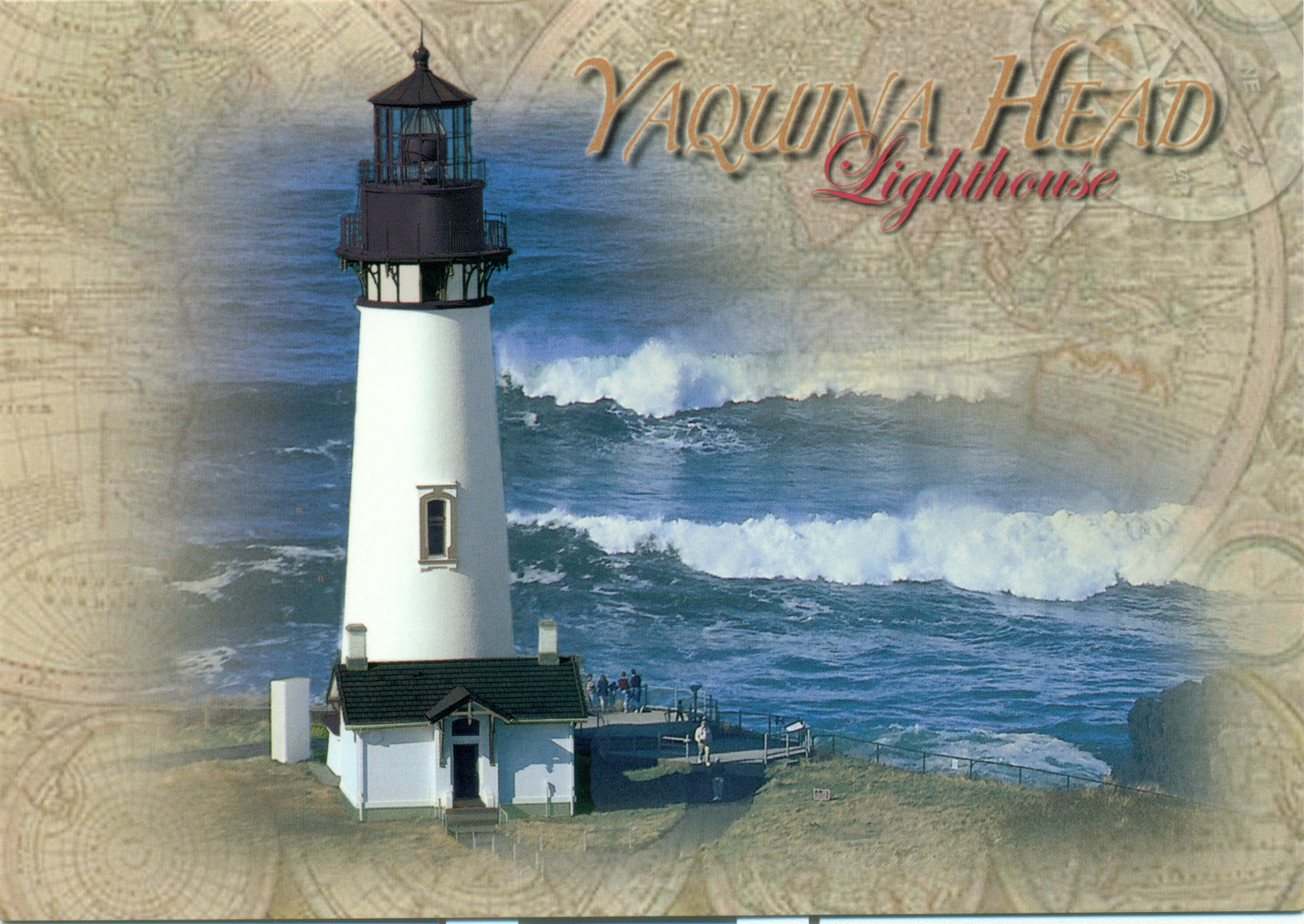 Yaquina Head Lighthouse Postcard #1703 (OR) - Click Image to Close