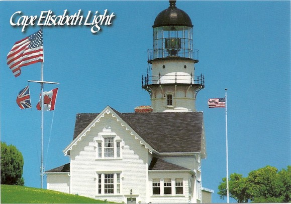 Cape Elizabeth Lighthouse Postcard MS 494A (ME)