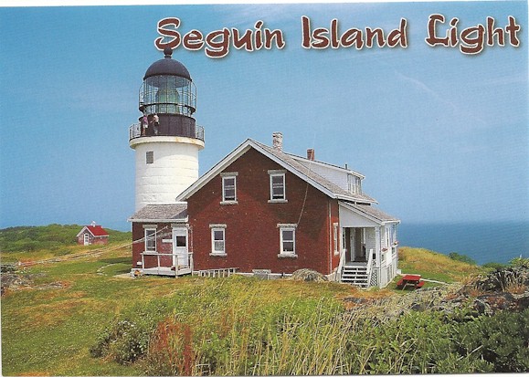 Seguin Island Lighthouse Postcard 687A (ME)