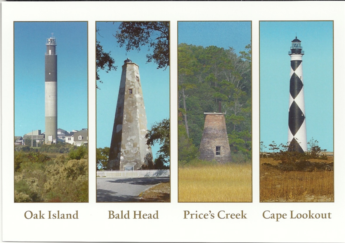 North Carolina Lighthouses Postcard 49862 (NC) - Click Image to Close