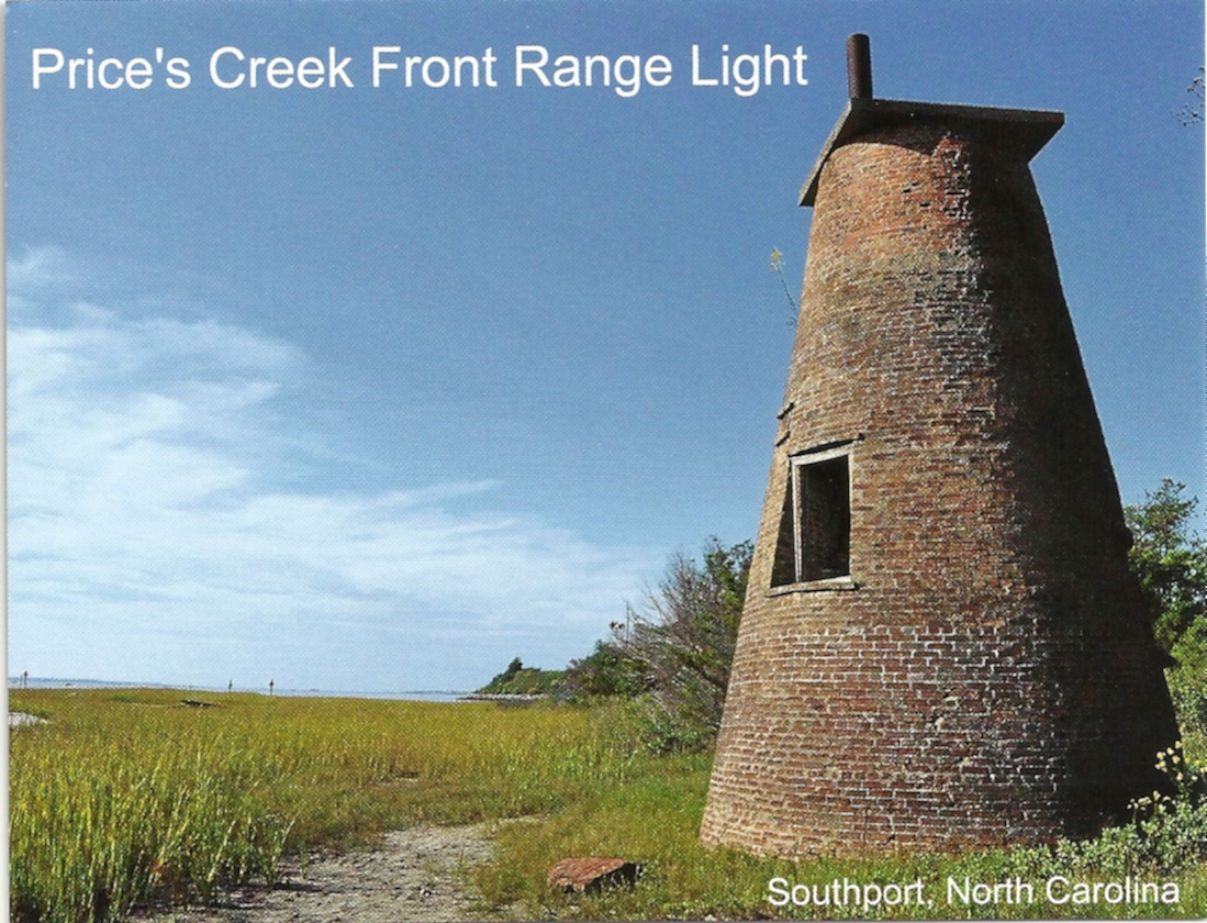 Price's Creek Front Range Light Lighthouse Postcard STL002 (NC)