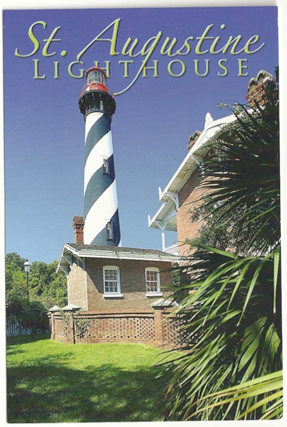 St. Augustine Lighthouse Postcard HP-018 (FL) - Click Image to Close