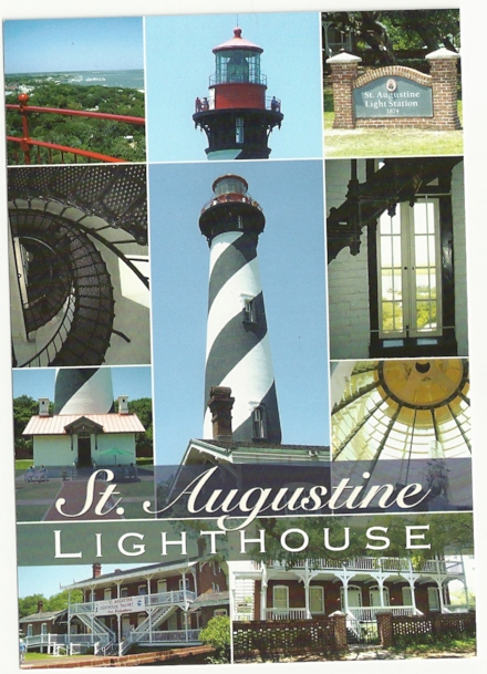 St. Augustine Lighthouse Postcard PC2-381 (FL) - Click Image to Close