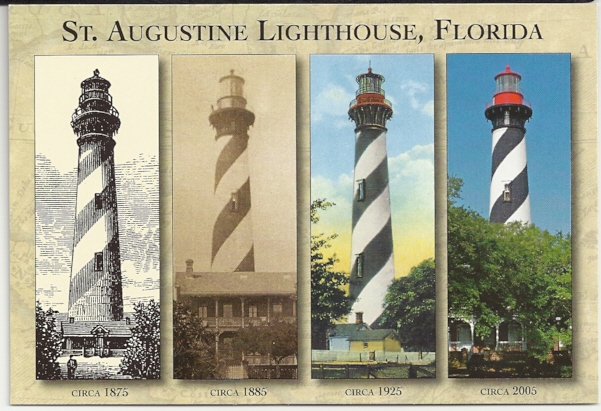 St. Augustine Lighthouse Postcard HPM-097 (FL) - Click Image to Close